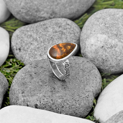 Natural Outback Jasper Ring size-7 R-1061 SDR213080