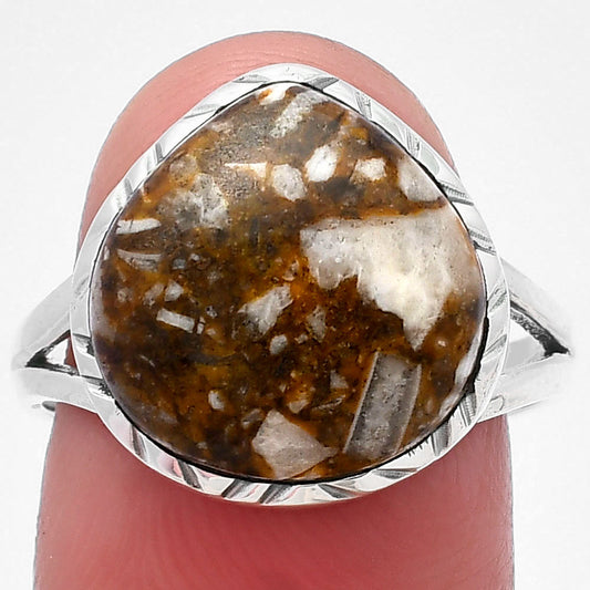 Natural Wild Horse Jasper Ring size-8.5 R-1074 SDR213299