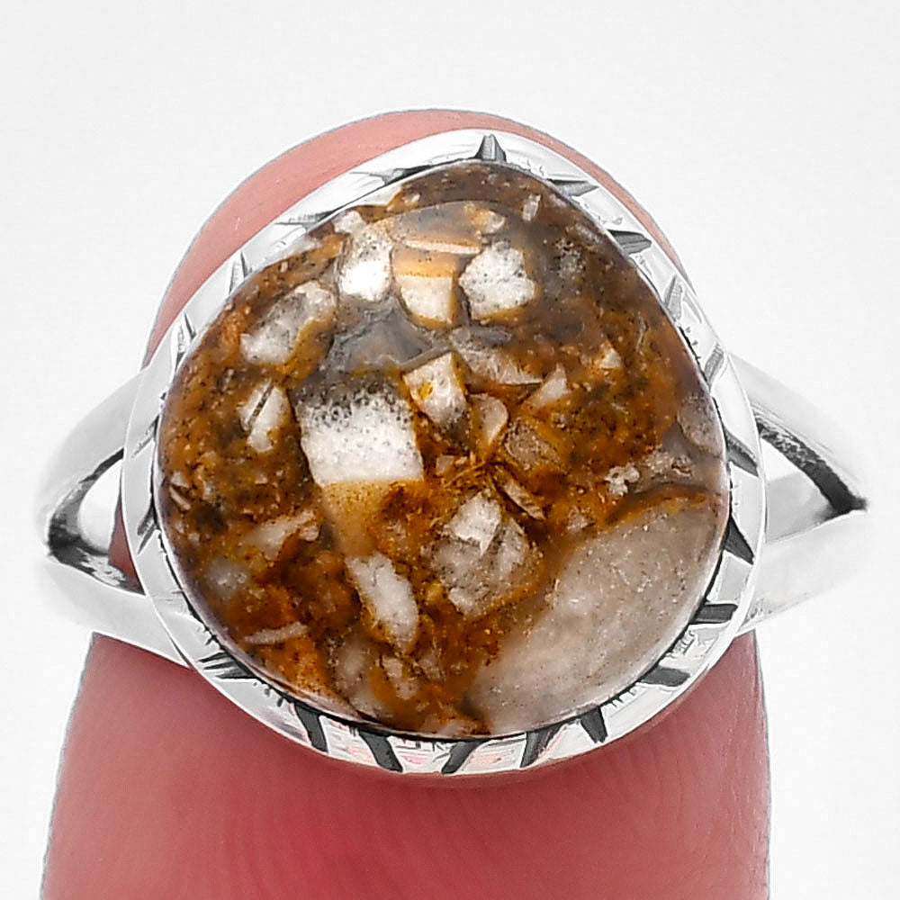 Natural Wild Horse Jasper Ring size-8 R-1074 SDR213323