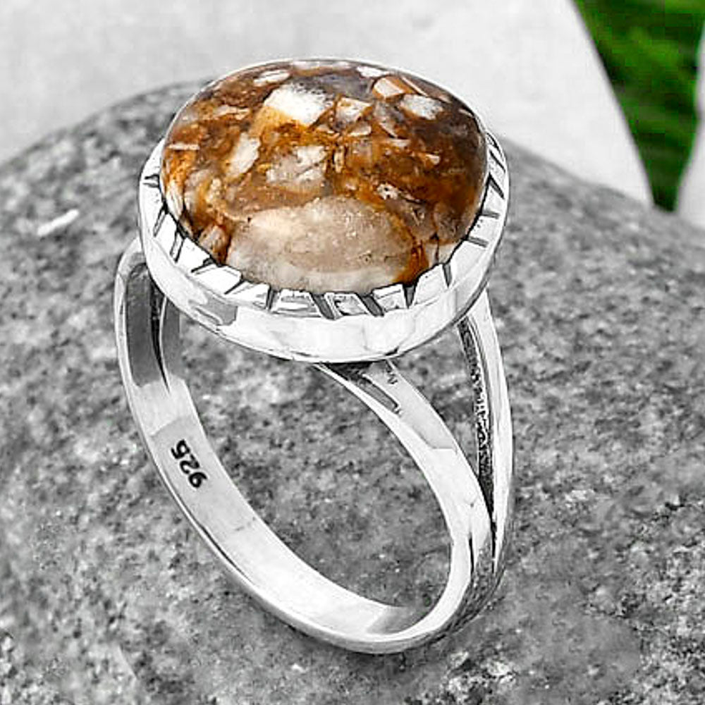 Natural Wild Horse Jasper Ring size-8 R-1074 SDR213323