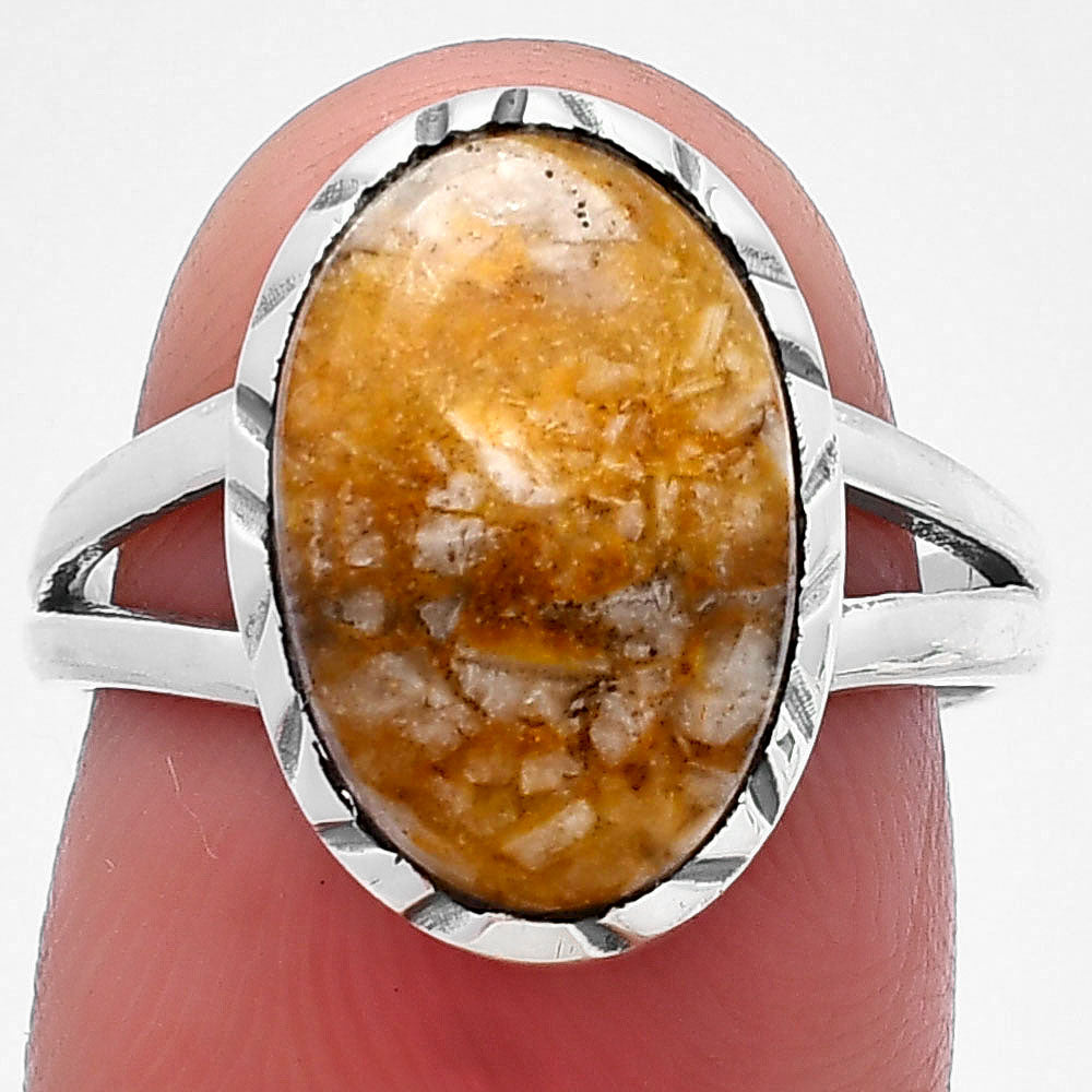 Natural Wild Horse Jasper Ring size-7 R-1074 SDR213327