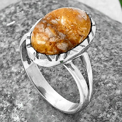 Natural Wild Horse Jasper Ring size-7 R-1074 SDR213327