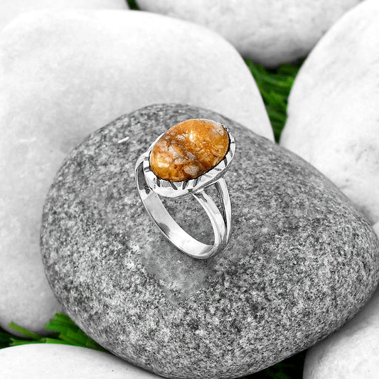 Natural Wild Horse Jasper Ring size-7 R-1074 SDR213327