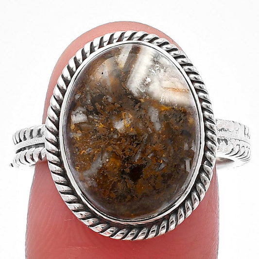Natural Wild Horse Jasper Ring size-8.5 R-1065 SDR213413