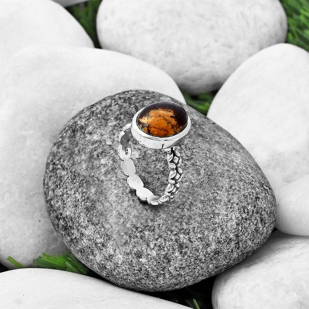 Natural Outback Jasper Ring size-7 R-1063 SDR213581