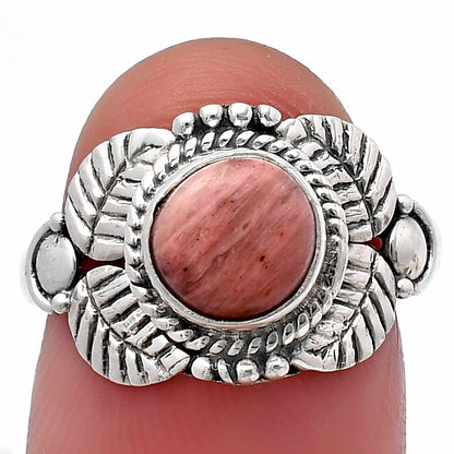Natural Pink Tulip Quartz Ring size-7 R-1387 SDR213710