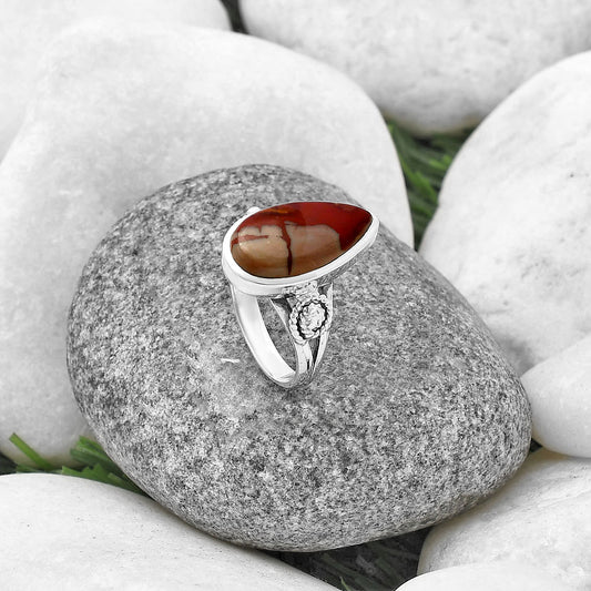 Spiral - Noreena Jasper Ring size-7 R-1062 SDR214127