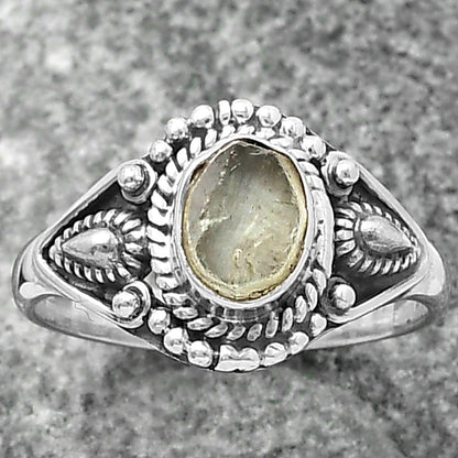 Natural Aquamarine Rough - Brazil Ring size-8 R-1300 SDR214502