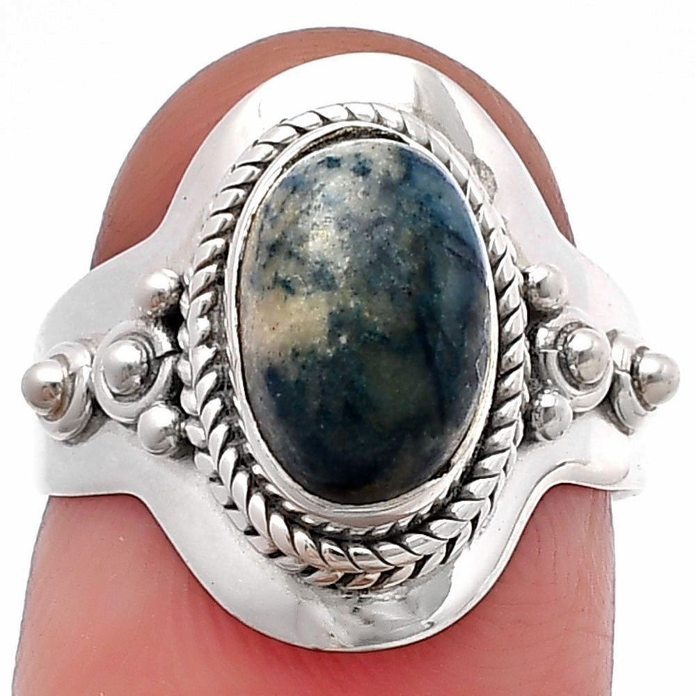 Natural Blue Scheelite - Turkey Ring size-7 R-1420 SDR214555