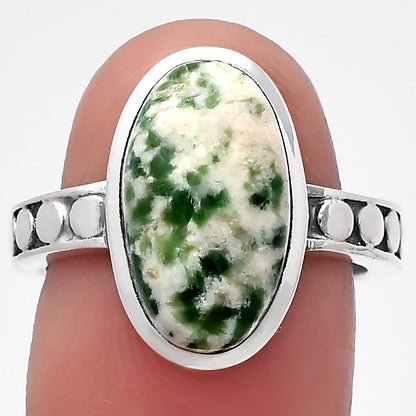 Natural Dioptase Ring size-7 R-1060 SDR214827