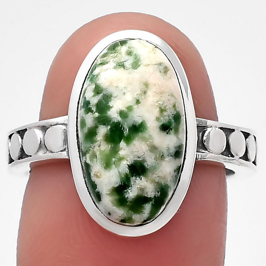 Natural Dioptase Ring size-7 R-1060 SDR214827