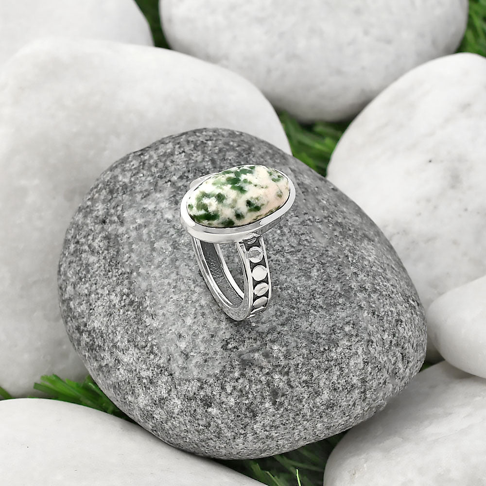 Natural Dioptase Ring size-7 R-1060 SDR214827