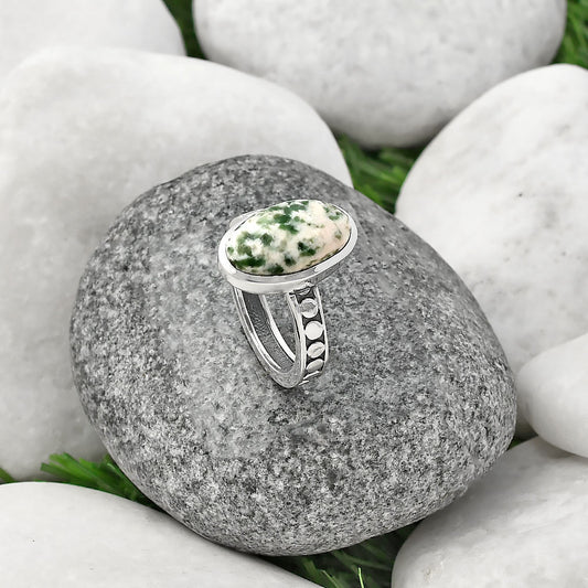 Natural Dioptase Ring size-7 R-1060 SDR214827