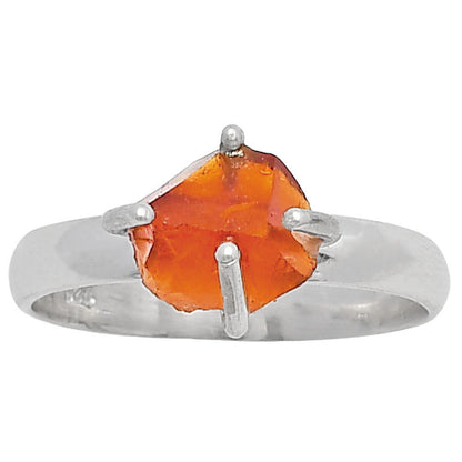 Natural Mandarin Citrine Rough Ring size-8.5 R-1052 SDR214923