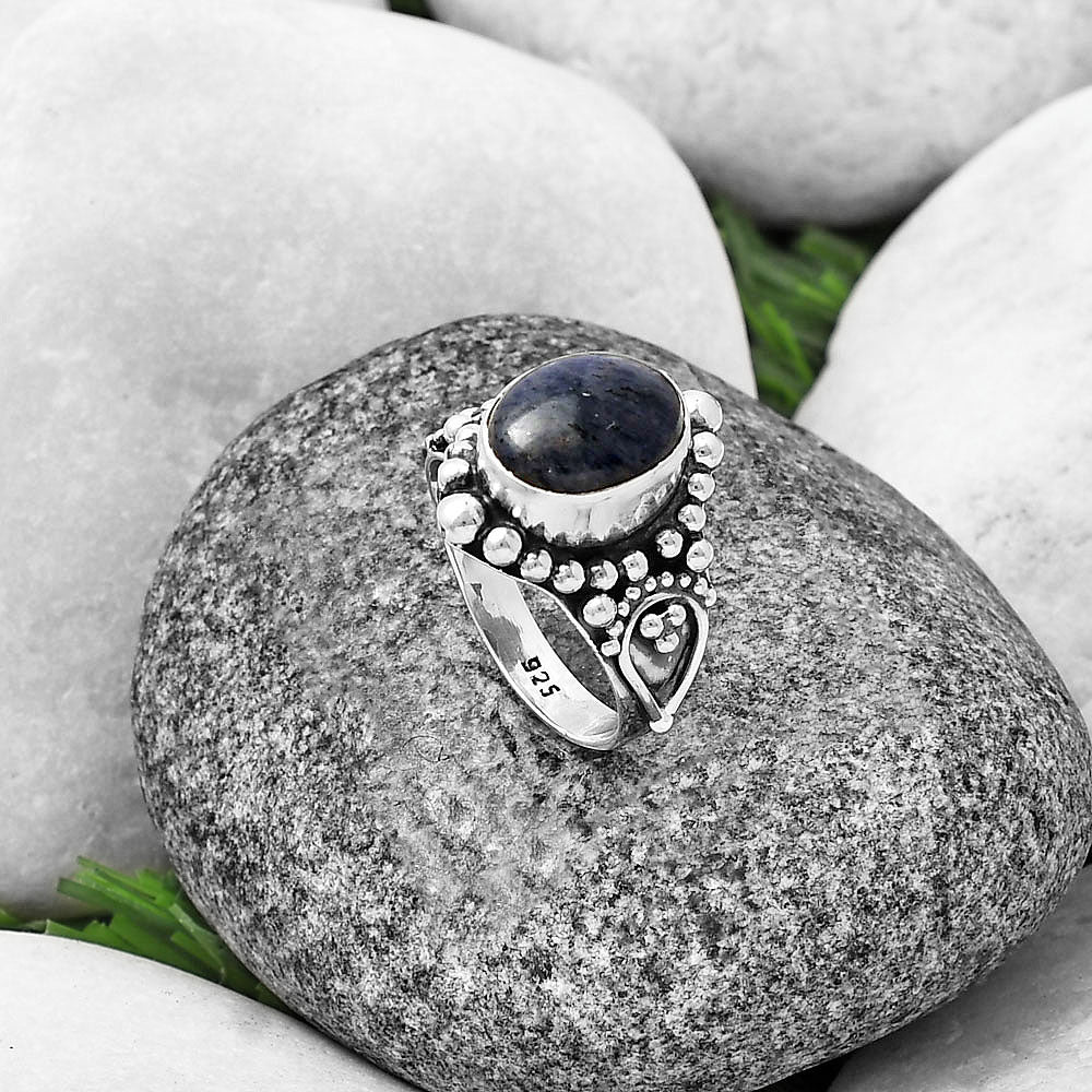 Natural Blue Aventurine Ring size-7.5 R-1154 SDR215093