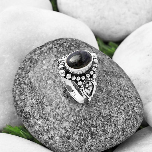 Natural Blue Aventurine Ring size-8.5 R-1154 SDR215105