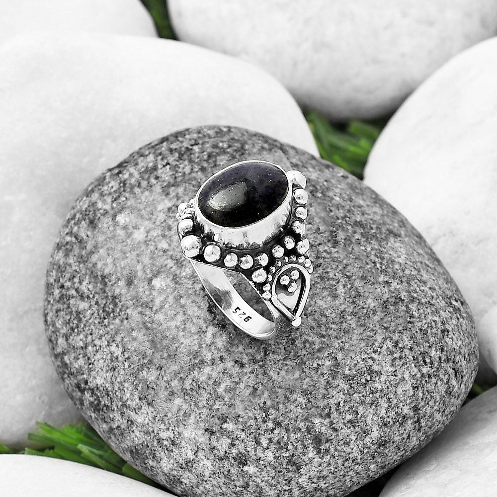 Natural Blue Aventurine Ring size-7 R-1154 SDR215108