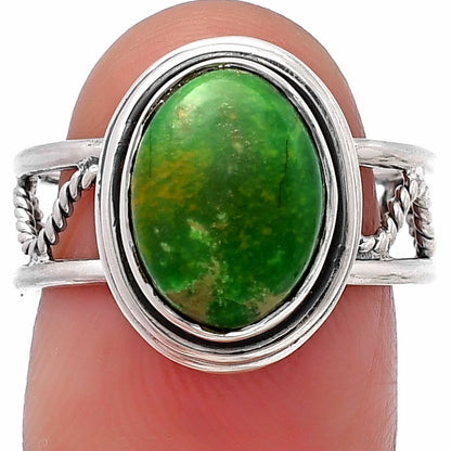 Green Mohave Turquoise - Arizona Ring size-7 R-1255 SDR215268