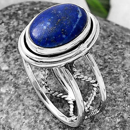 Natural Lapis Lazuli - Afghanistan Ring size-8 R-1255 SDR215269