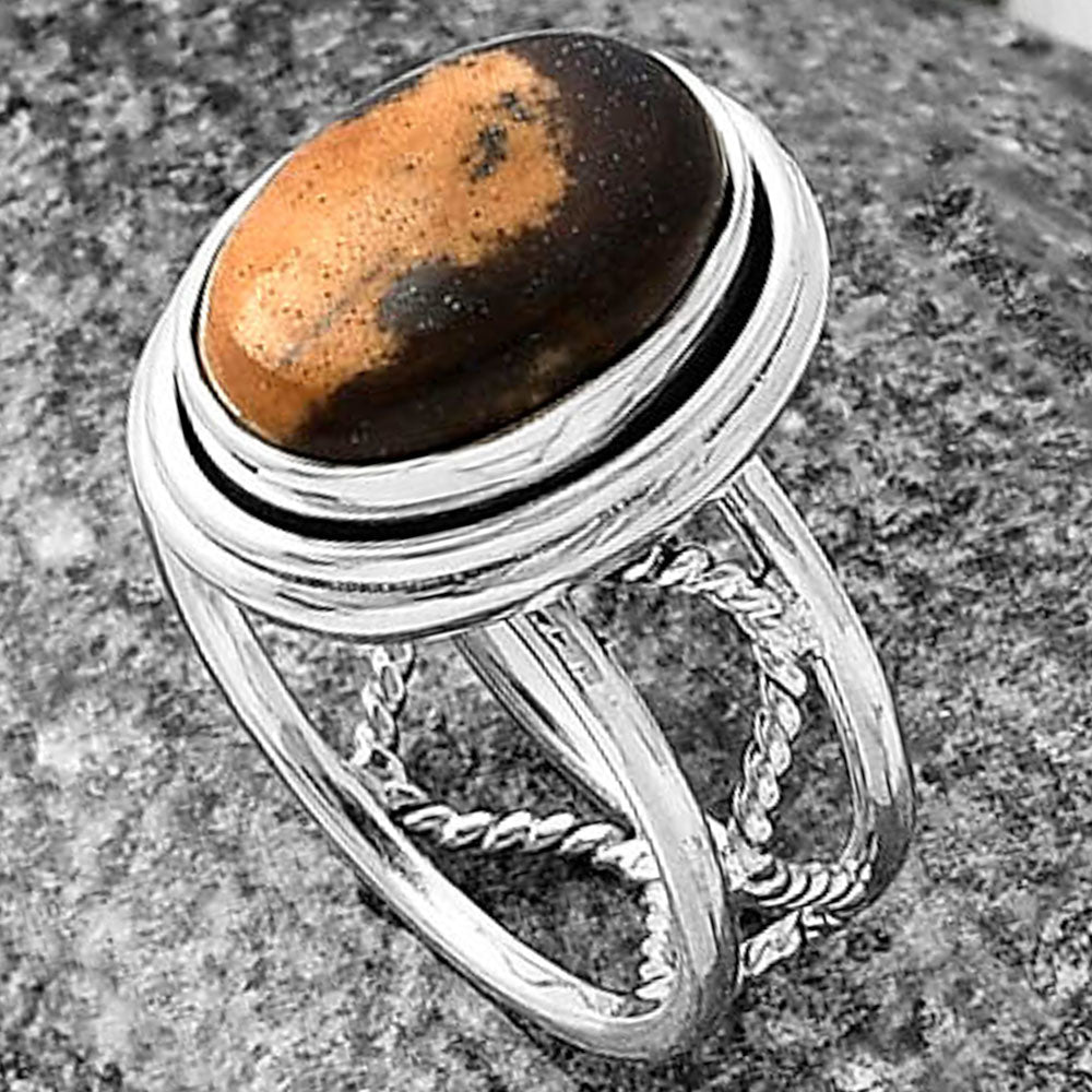 Natural Outback Jasper Ring size-6 R-1255 SDR215322