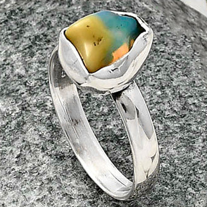 Natural Ethiopian Opal Rough Ring size-7 R-1001 SDR215526