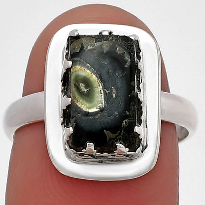 Natural Star Galaxy Jasper Ring size-7.5 R-1592 SDR215702