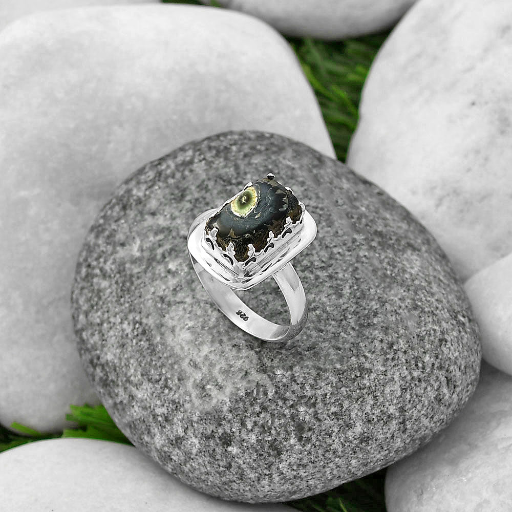 Natural Star Galaxy Jasper Ring size-7.5 R-1592 SDR215702