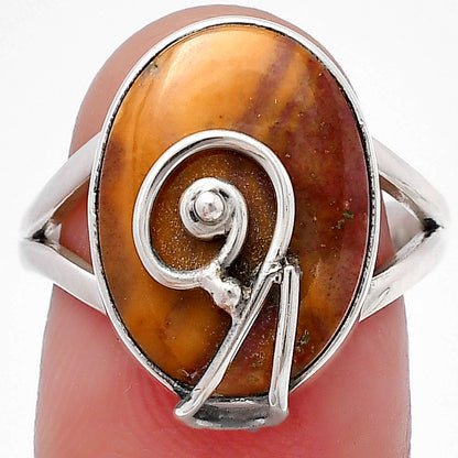 Natural Red Mookaite Ring size-7 R-1478 SDR215913