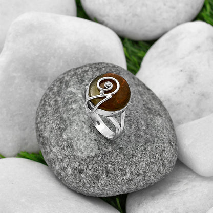 Turkish Rainforest Chrysocolla Ring size-9 R-1478 SDR215922