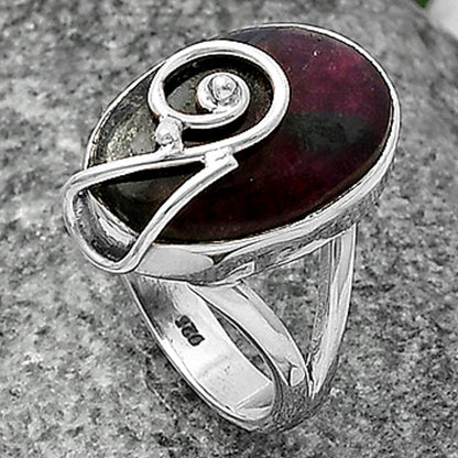 Natural Russian Eudialyte Ring size-7.5 R-1478 SDR215928