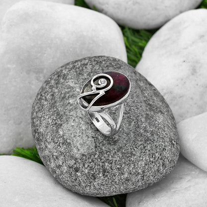 Natural Russian Eudialyte Ring size-7.5 R-1478 SDR215928