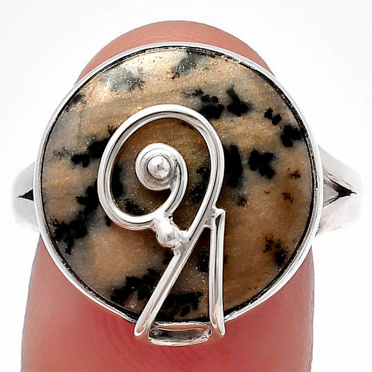 Russian Honey Dendrite Opal Ring size-8.5 R-1478 SDR215934