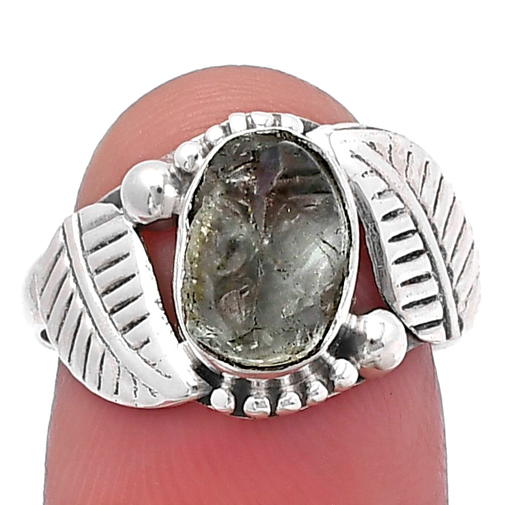 Natural Aquamarine Rough - Brazil Ring size-7.5 R-1272 SDR216137