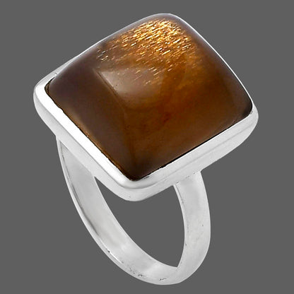 Australian Lattice Sunstone Ring size-8.5 R-1004 SDR216174