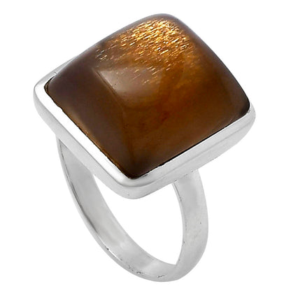 Australian Lattice Sunstone Ring size-8.5 R-1004 SDR216174