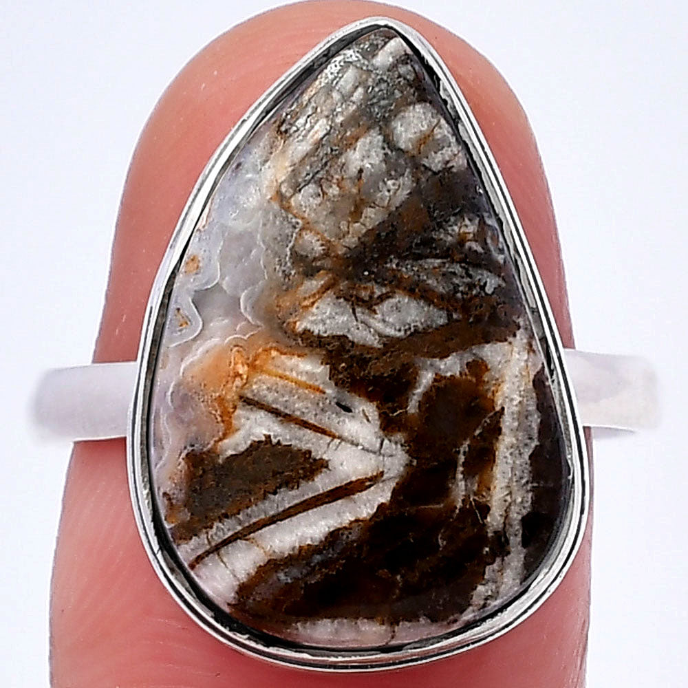 Natural Wild Horse Jasper Ring size-9 R-1007 SDR216241