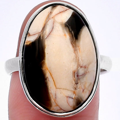 Natural Peanut Wood Ring size-9 R-1007 SDR216262