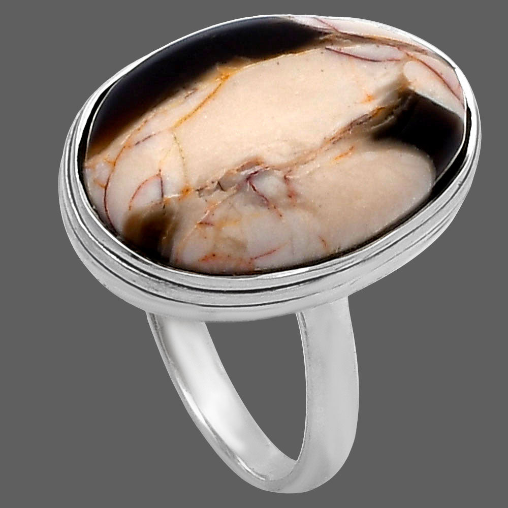 Natural Peanut Wood Ring size-9 R-1007 SDR216262