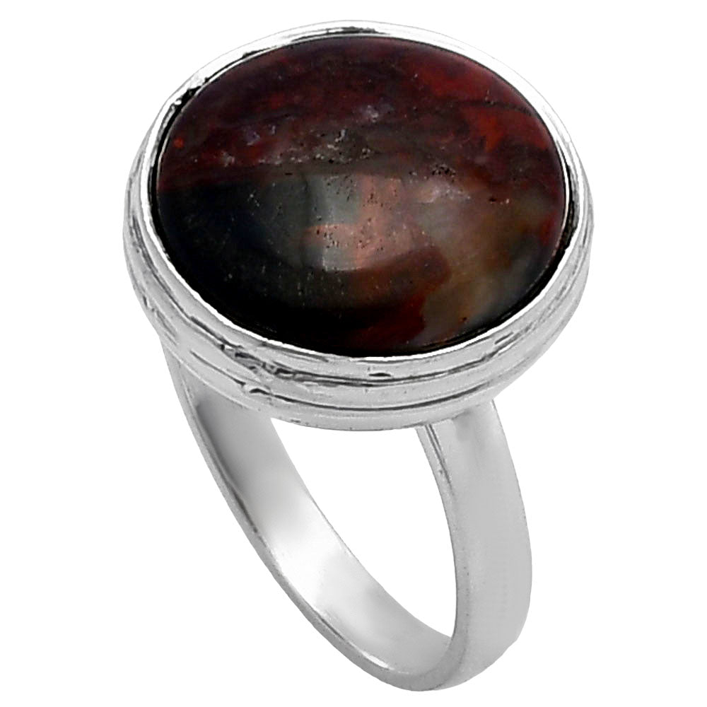 Natural Purple Cow Jasper Ring size-8 R-1007 SDR216324