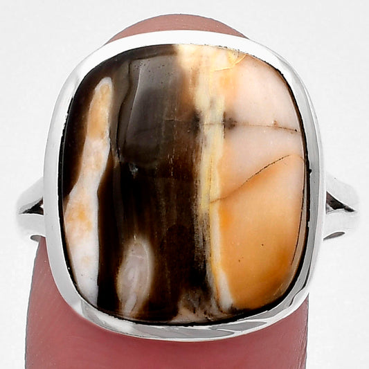 Natural Peanut Wood Ring size-9.5 R-1002 SDR216553