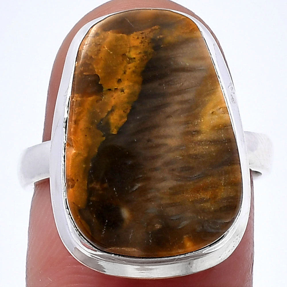 Rhyolite - Rainforest Jasper Ring size-7.5 R-1007 SDR216824