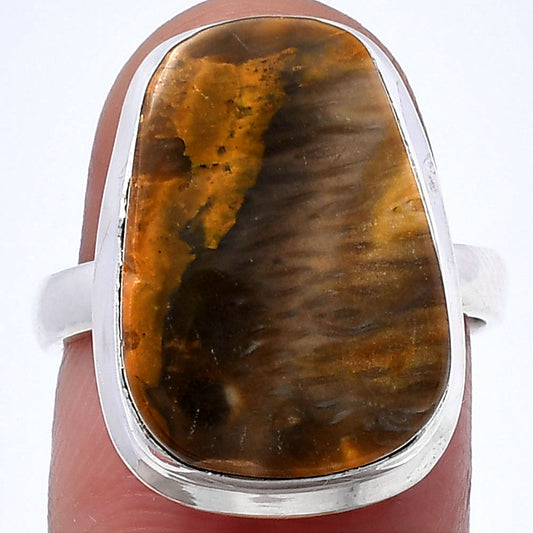 Rhyolite - Rainforest Jasper Ring size-7.5 R-1007 SDR216824
