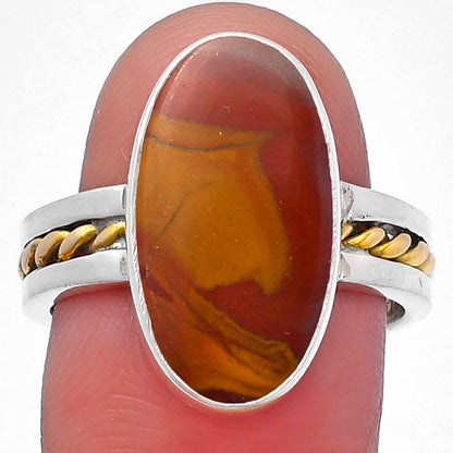 Two Tone - Natural Noreena Jasper Ring size-8 R-1711 SDR217087