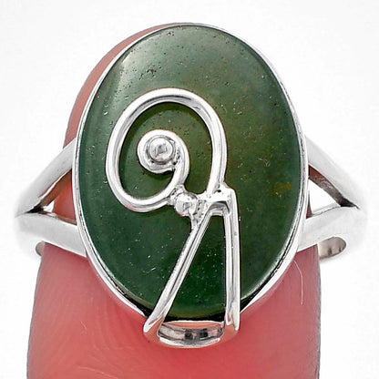 Natural Green Aventurine Ring size-8.5 R-1478 SDR217122