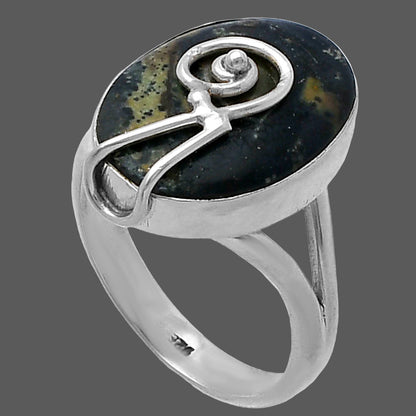 Natural Star Galaxy Jasper Ring size-9 R-1478 SDR217126