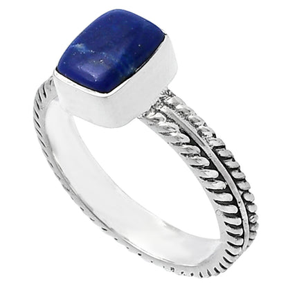 Natural Lapis Lazuli - Afghanistan Ring size-7.5 R-1260 SDR217215