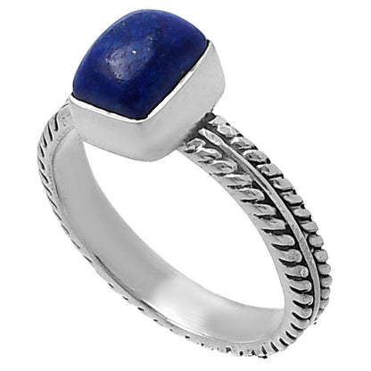 Natural Lapis Lazuli - Afghanistan Ring size-7.5 R-1260 SDR217292