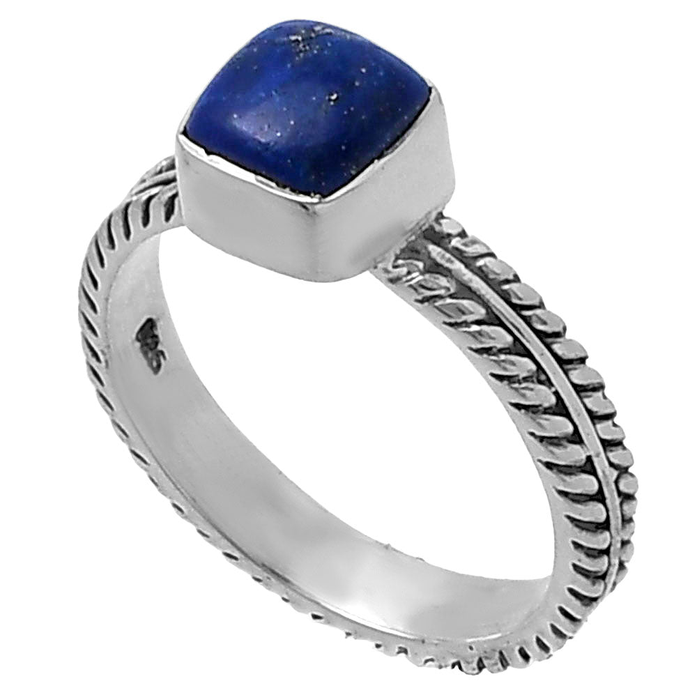 Natural Lapis Lazuli - Afghanistan Ring size-7.5 R-1260 SDR217294