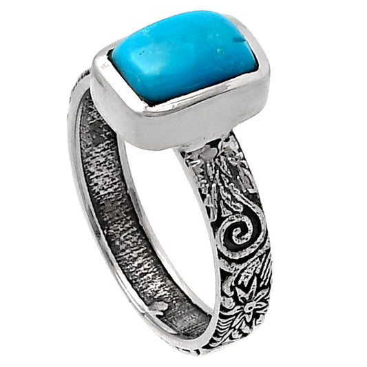 Natural Turquoise Nevada Aztec Mt Ring size-7 R-1061 SDR217666