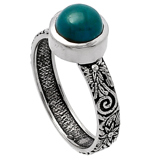 Natural Azurite Chrysocolla Ring size-7.5 R-1061 SDR217749
